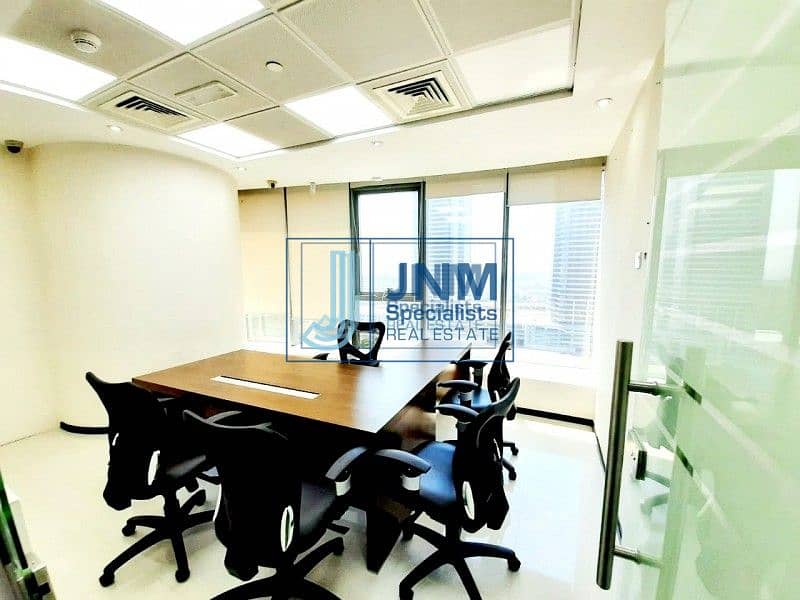 2 Furnished Office w/ Glass Partitions | Near Metro