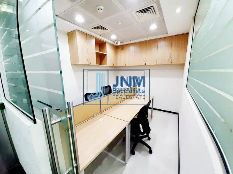 9 Furnished Office w/ Glass Partitions | Near Metro