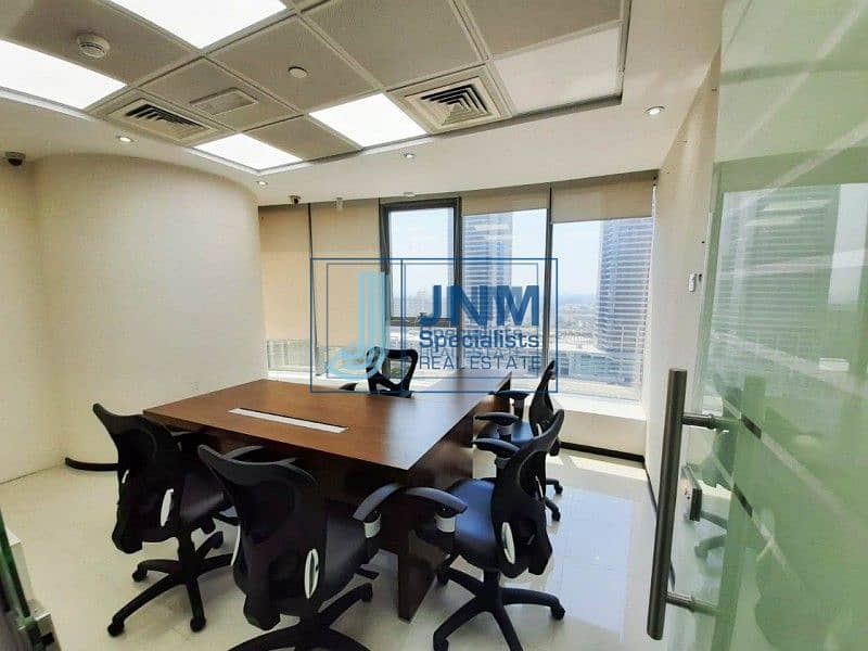 12 Furnished Office w/ Glass Partitions | Near Metro