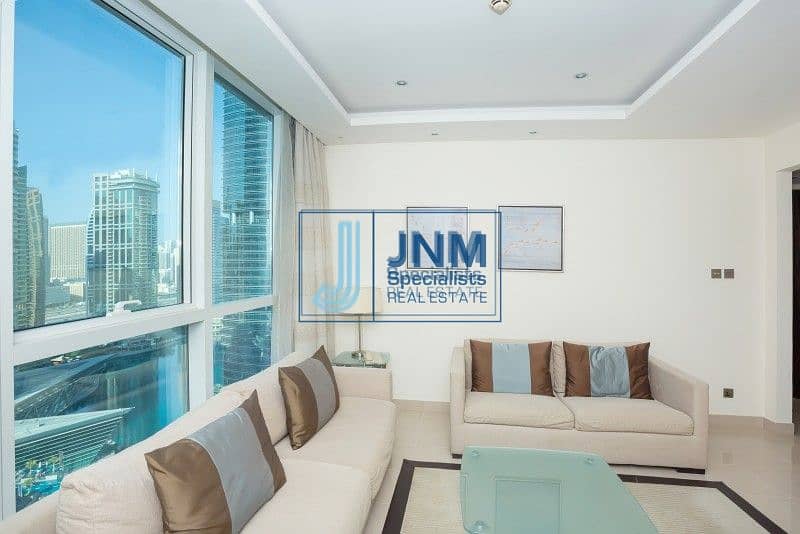 5 Fully Furnished 1 Bed| Lake View|Mid Floor