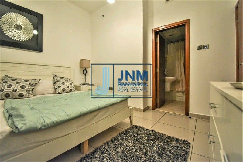 7 Fantastic Furnished 1 Bed with Balcony | Mid Floor