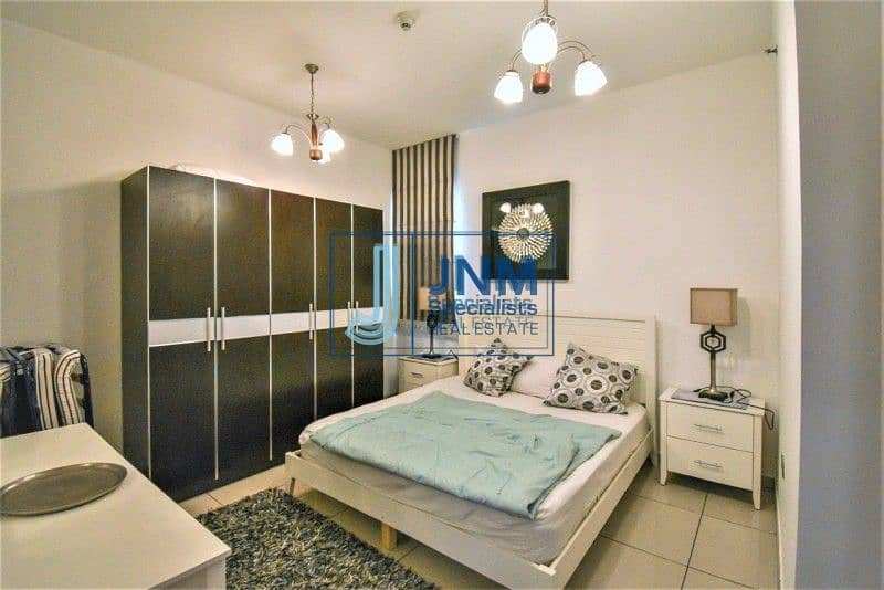 8 Fantastic Furnished 1 Bed with Balcony | Mid Floor