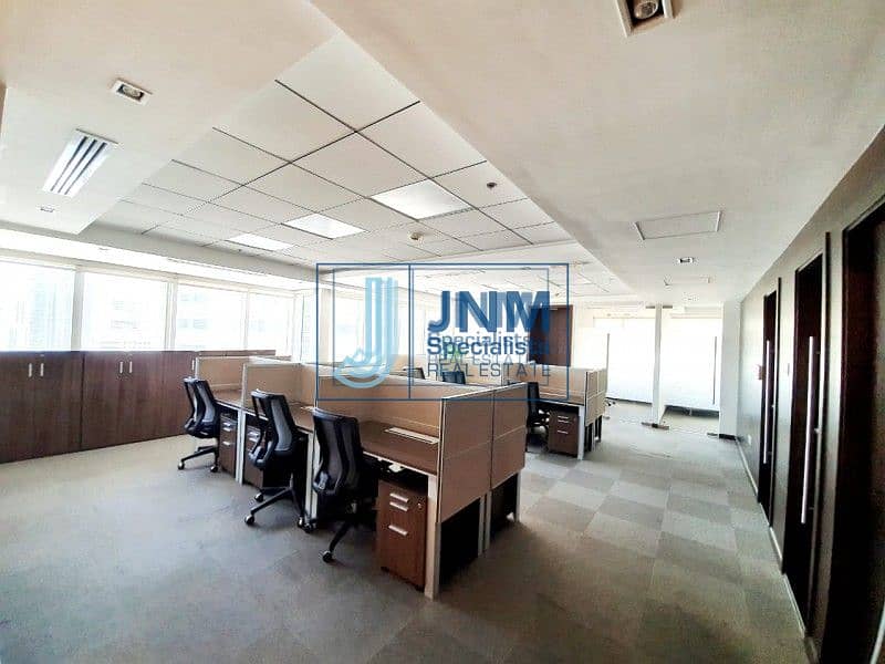 4 Exclusive! Near Metro Furnished Office |High Floor