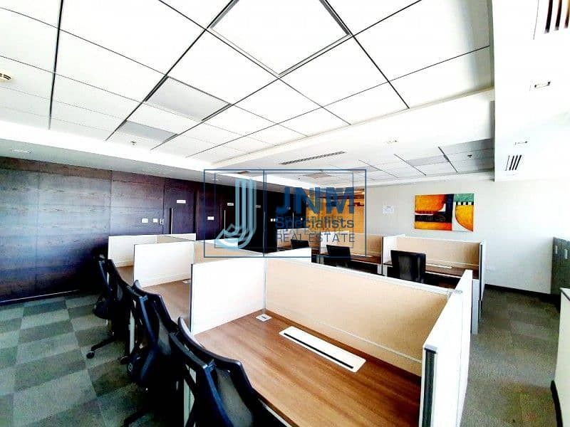 10 Exclusive! Near Metro Furnished Office |High Floor