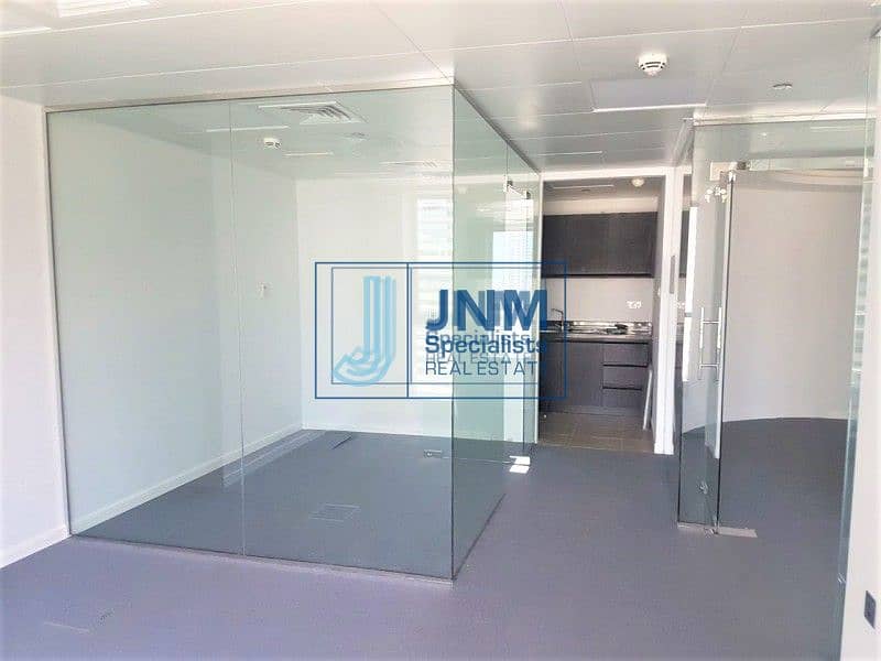 3 Glass Partitioned Office | Low Floor | Lake View