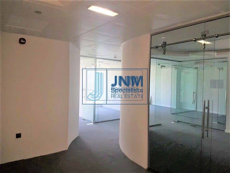 4 Glass Partitioned Office | Low Floor | Lake View