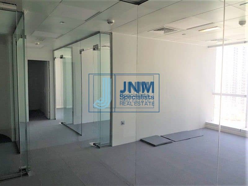 7 Glass Partitioned Office | Low Floor | Lake View