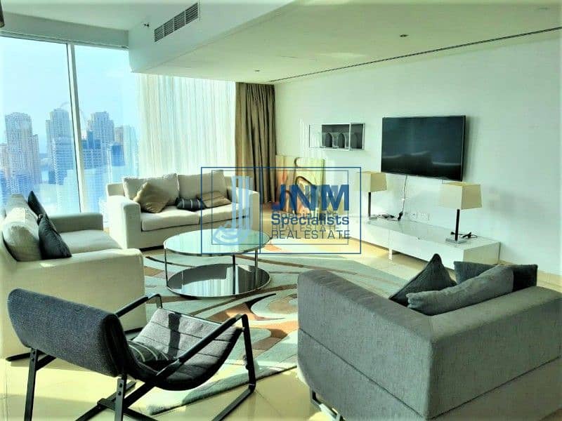 4 Fully Furnished | Luxurious 3 Beds | High Floor