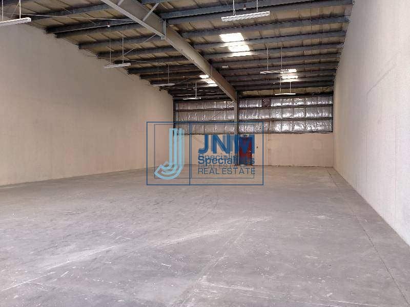 3 Insulated Warehouse for Rent with 11 KW Electric Load