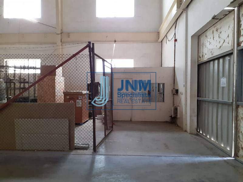 5 Insulated Warehouse for Rent with Washroom and Office