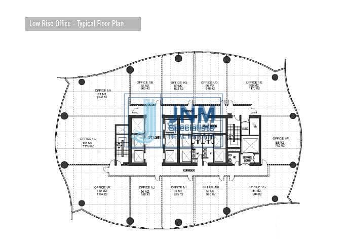 22 Fitted Office with Room Partitions | Low Floor