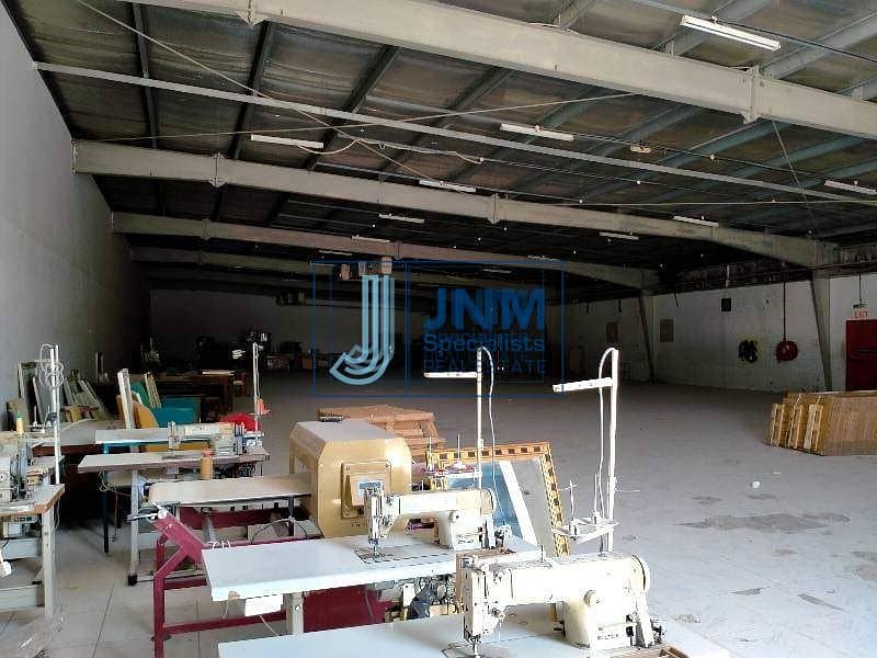 8 Huge Warehouse for Rent with 100 KW Electric Power