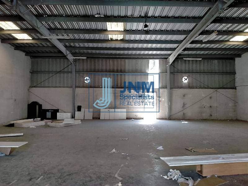 5 Insulated Warehouse for Rent with 24 KW Electric Load