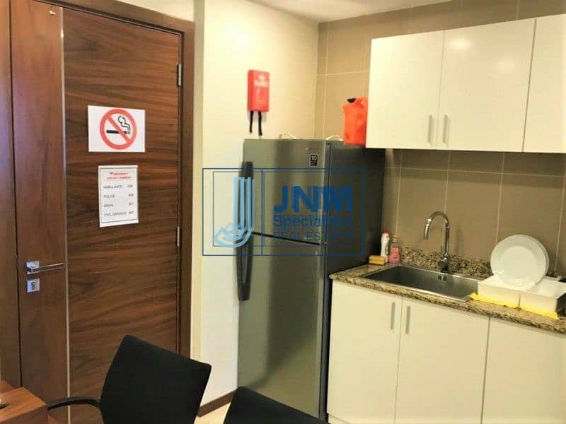 6 Next to Metro | Semi-Furnished Office | Low Floor