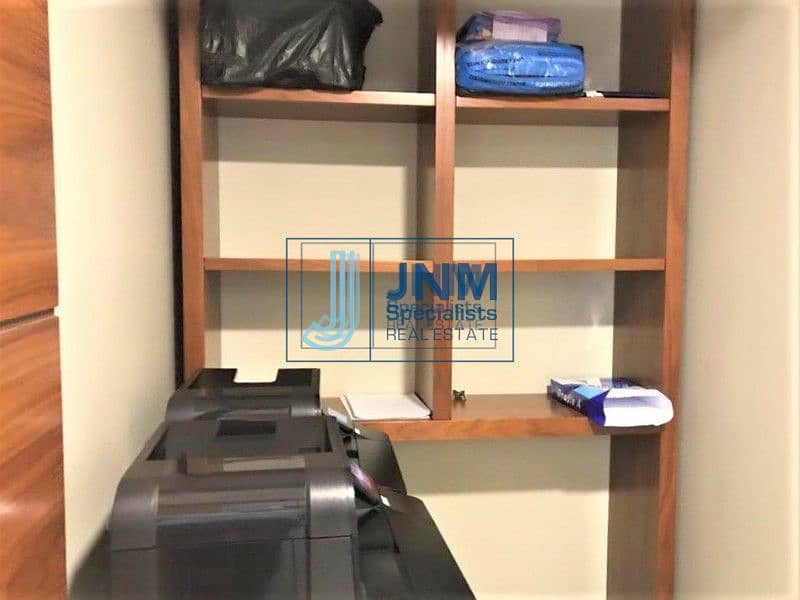 8 Next to Metro | Semi-Furnished Office | Low Floor