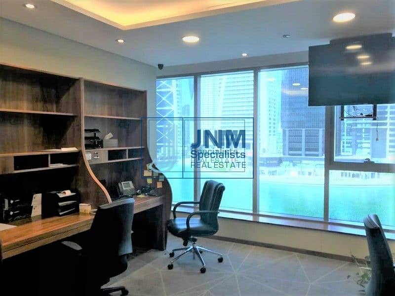 9 Next to Metro | Semi-Furnished Office | Low Floor