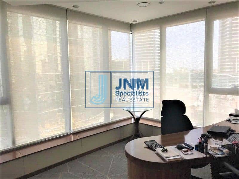 16 Next to Metro | Semi-Furnished Office | Low Floor