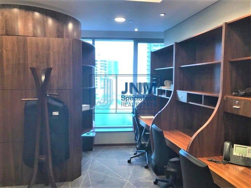 19 Next to Metro | Semi-Furnished Office | Low Floor