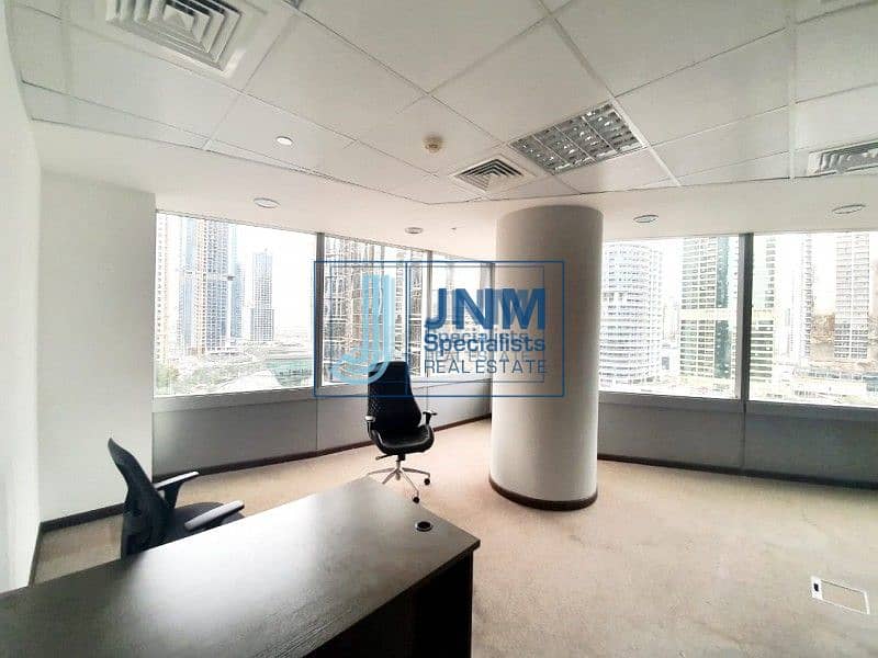 6 Fitted Semi-Furnished Partitioned Office|Lake View