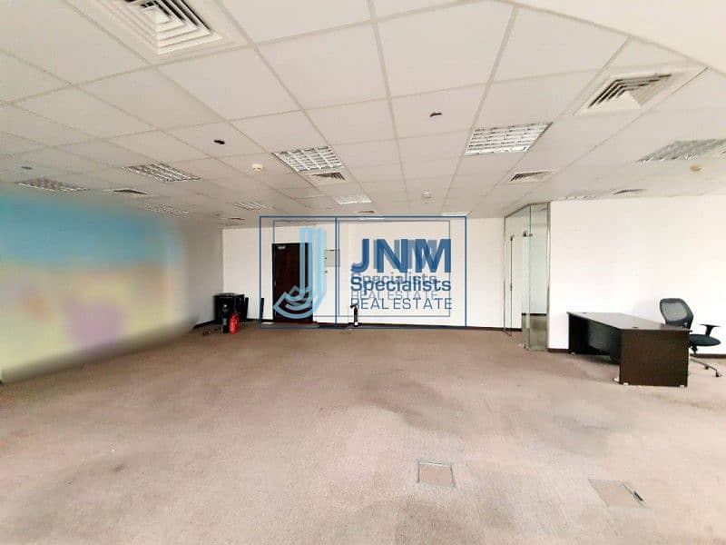 7 Fitted Semi-Furnished Partitioned Office|Lake View