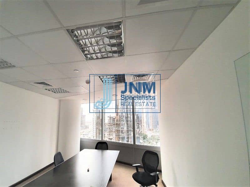 8 Fitted Semi-Furnished Partitioned Office|Lake View