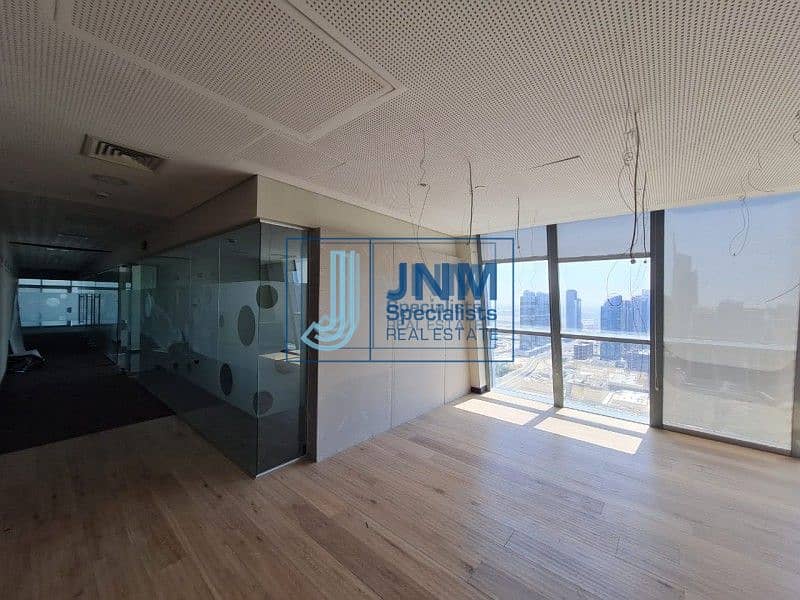 6 FULL Floor Office with Partitions | Arial View