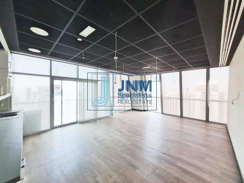 12 FULL Floor Office with Partitions | Arial View
