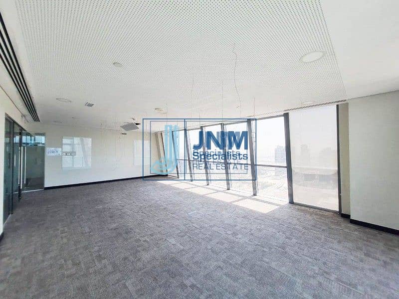 18 FULL Floor Office with Partitions | Arial View