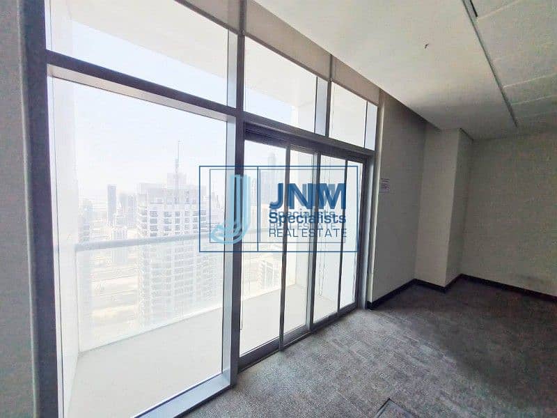 24 FULL Floor Office with Partitions | Arial View