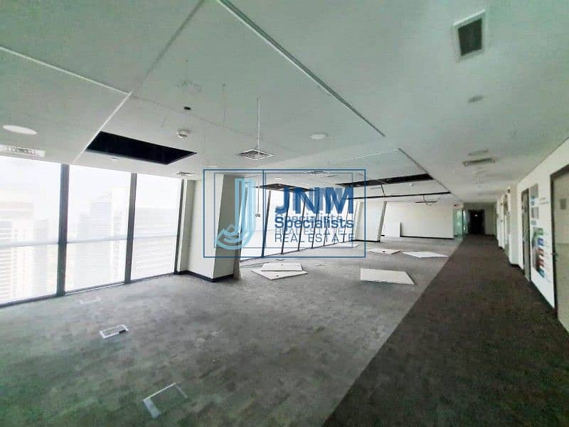 25 FULL Floor Office with Partitions | Arial View