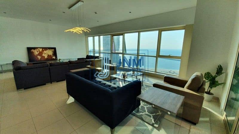 6 EXCLUSIVE | 100% Full Sea View 4 Beds + Maids