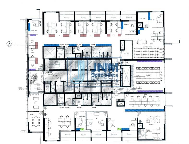 21 Fitted Office on Top location; Two Full Floors!