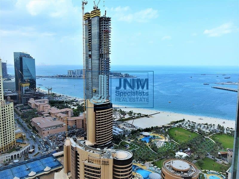 Full Sea , JBR & palm View | Fully-furnished | High floor