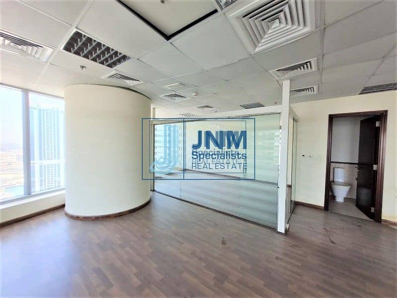 7 Corner Unit with Glass Partition | High Floor