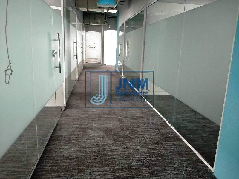 7 7500 Sq-ft Fitted Office for Rent Sheikh Zayed Road Facing