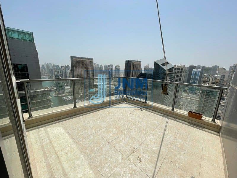 10 Stunning Marina views w/ Terrace !! | Premium 3 B/R + Maid's Room | Al Sahab | D