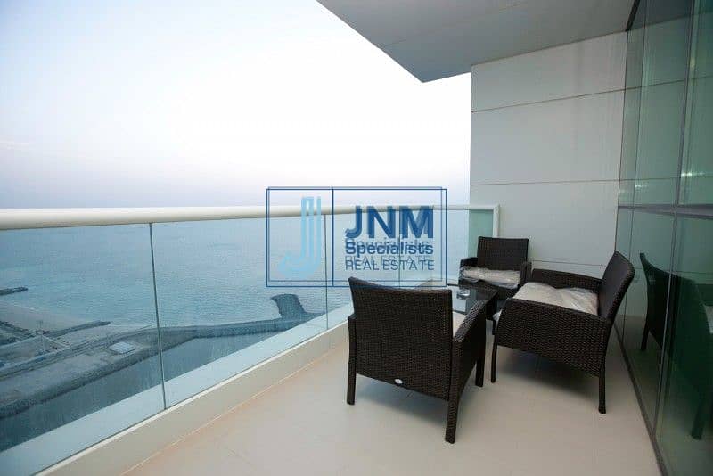 Sea view | 2 Beds + Maids | Fully Furnished