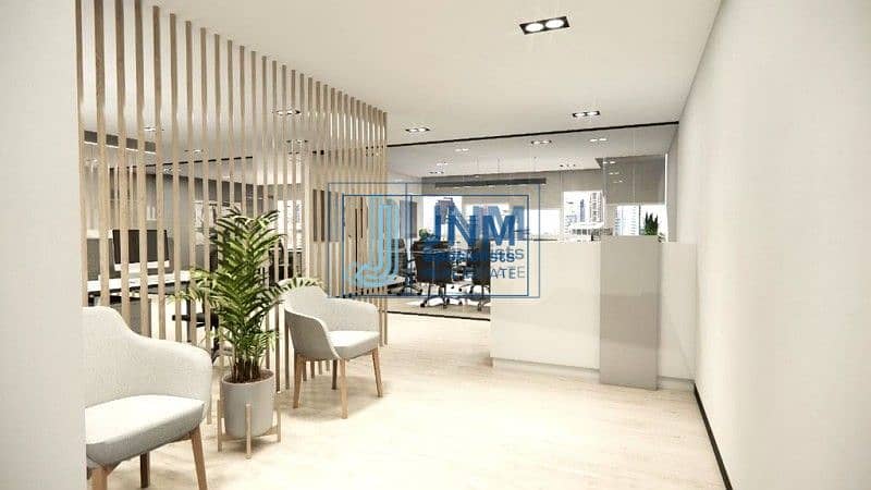 Elegantly Fitted | High Floor | Partitioned Office