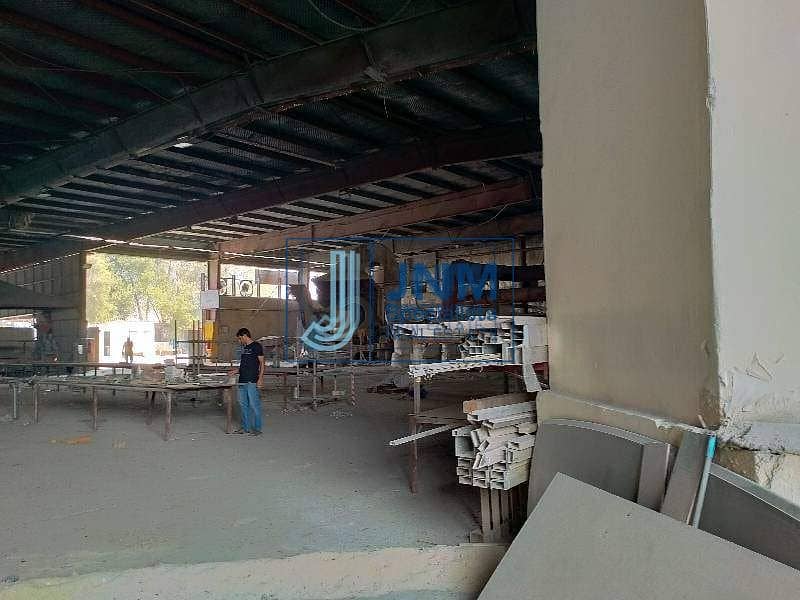 12 Commercial land with warehouse for rent in al quoz