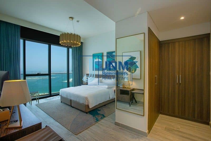 2 Fully Furnished 1 Bed with Full Sea View | Mid Floor