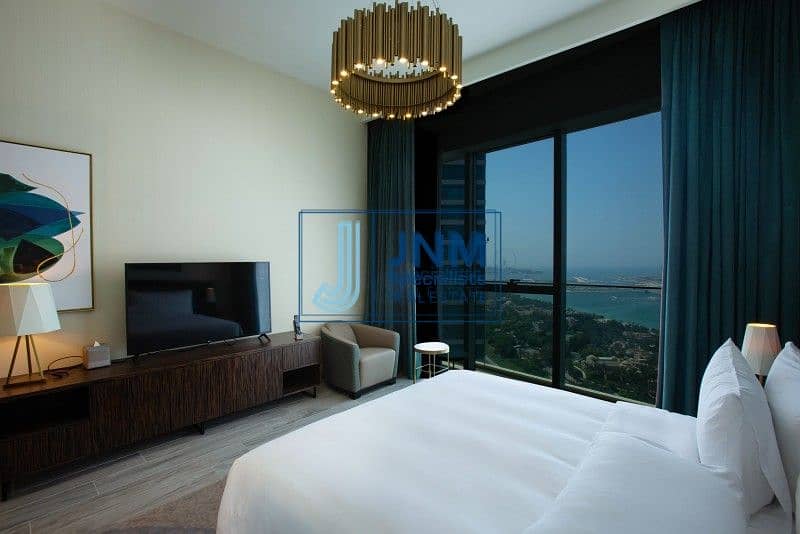 7 Fully Furnished 1 Bed with Full Sea View | Mid Floor