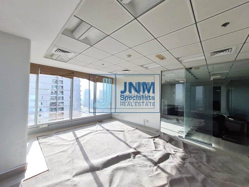 10 Spacious Fitted Office Space W/ 5 Partitions At Saba 1 - Jlt!!!