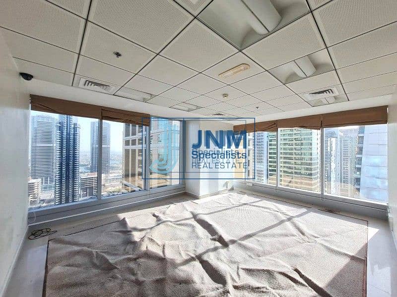 15 Spacious Fitted Office Space W/ 5 Partitions At Saba 1 - Jlt!!!