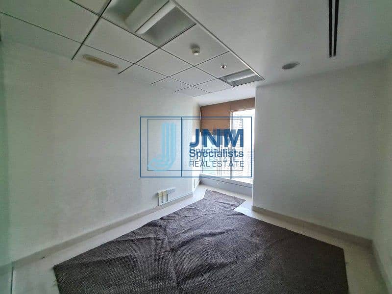 16 Spacious Fitted Office Space W/ 5 Partitions At Saba 1 - Jlt!!!