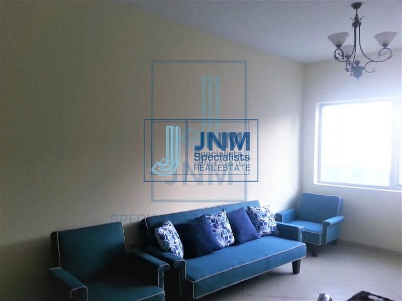 NEXT TO METRO Furnished 1BR,High Floor,Marina View