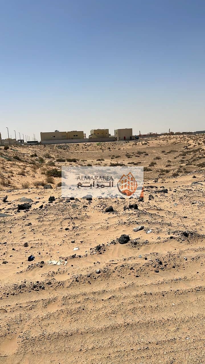 Industrial land in Sajaa on main Street 36 For investment and rent only