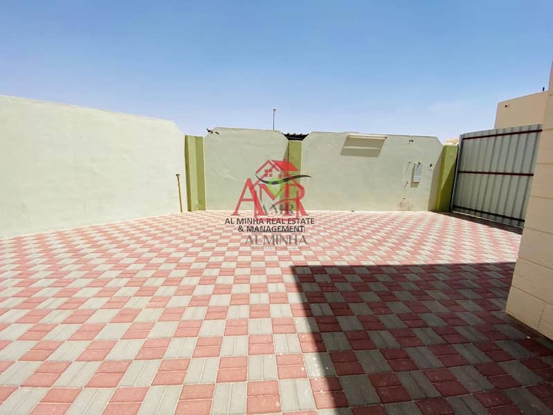 11 Easy Access to Al Ain Abu Dhabi Roof /Brand new villa / No tenency contract /