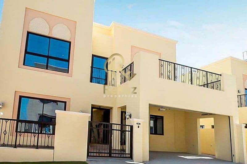 Your villa owns 4 rooms and a ready hall in Nad Al Sheba area without first payment and installments over 25 years
