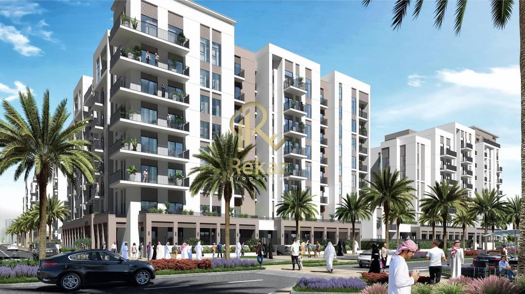 Apartment for sale in Eagle Hills project at a price of 399.777 dirhams in monthly installments of 4000 dirhams