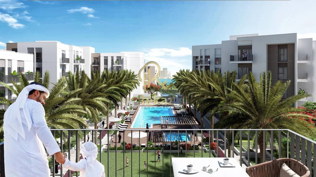 4 Apartment for sale in Eagle Hills project at a price of 399.777 dirhams in monthly installments of 4000 dirhams